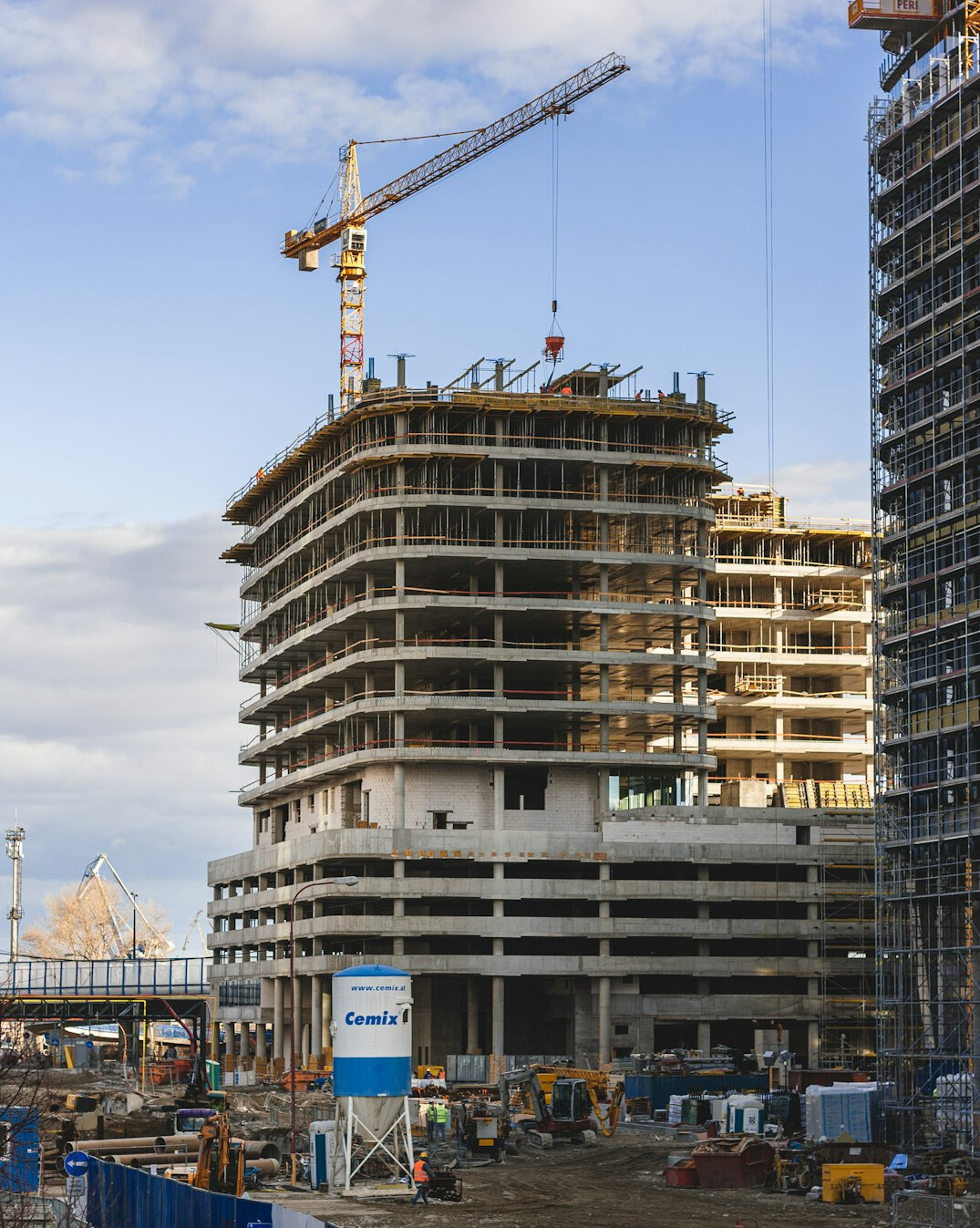 urban construction site
